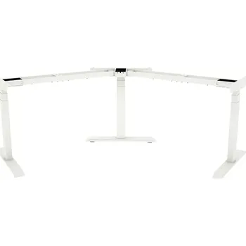 Stolová podnož STRONG Elektricky stavitelná podnož pro rohové řešení bílá RAL 9016 mat (STRONG Elektricky stavitelná podnož pro rohové řešení bílá RAL 9016 mat)