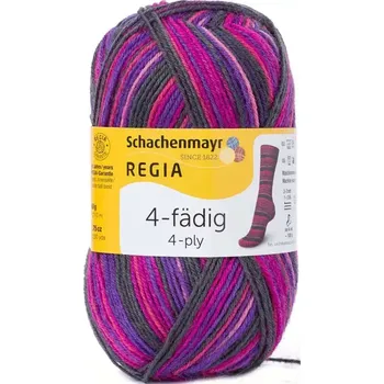 Příze Regia 4-Ply Color 1839 monaco larvotto ringel color 210m/50g (Ponožková příze Regia 1839 monaco larvotto ringel color)