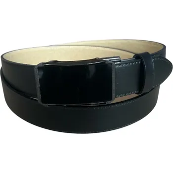 Opasek Pánský kožený společenský opasek Penny Belts Aramis černý Délka: 90 cm