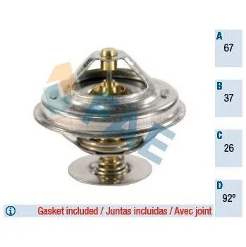 Těsnění motoru Termostat, chladivo FAE 5302692