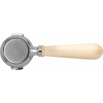 Příslušenství pro přípravu kávy Lelit - PLA580M Portafilter 58mm bez výtoků s dřevěnou rukojetí