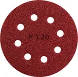 METABO 631587 sada smirkových výseků suchý zip 125mm P 120, 25ks