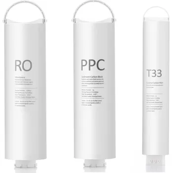 Filtrace vody Náhradní filtrační vložky pro AQUA SL 140 UV Filtrační vložka: Uhlíkový filtr T33 s mineralizací