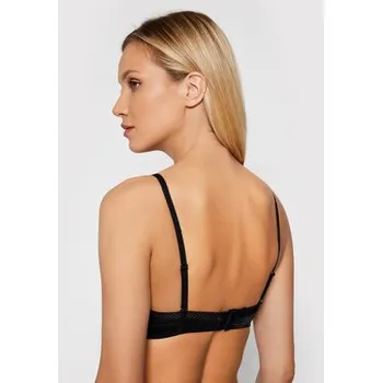 Podprsenka Gossard Podprsenka s kosticemi Glossies Sheer Moulded 6271 Černá 38FF