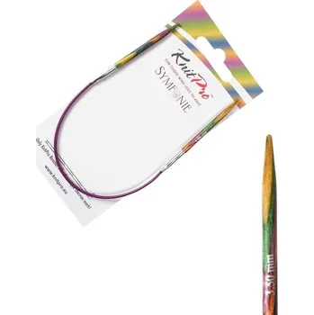 Jehlice KnitPro Symfonie kruhové fixní jehlice 3,5mm 25cm (KnitPro Symfonie kruhové jehlice 3,5mm 25cm)