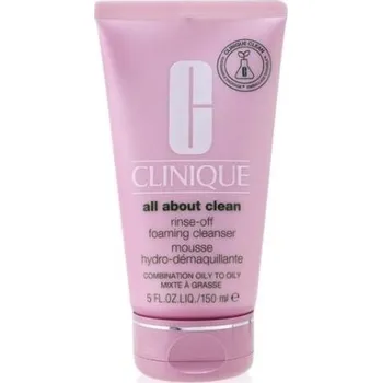 Léčba akné Čisticí krémová pěna pro mastnou a smíšenou pleť All About Clean (Rinse-Off Foaming Cleanser) Clinique - 150 ml + záruka na vrác
