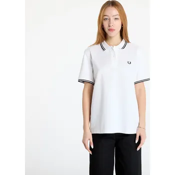 Pánské tričko Tričko FRED PERRY Twin Tipped Polo Shirt White 40
