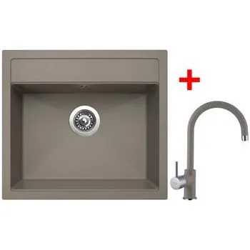 Kuchyňský dřez Sinks SOLO 560 Truffle + Vitalia GR