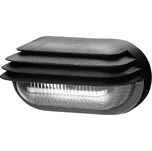 SOG-40/C OVAL GRILL přisazené nástěnné svítidlo 40W | černá, transp. Panlux