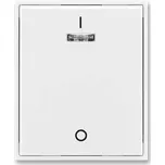 ABB 3558E-A00933 03 Element kryt jednoduchý s potiskem a průzorem