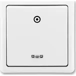 ABB 3553-91289 B1 Ovládač zapínací, se signalizační doutnavkou, řazení 1/0S jasně bílá
