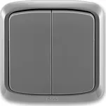 ABB 3558A-52940 S2 Přepínač dvojitý střídavý, s krytem a rámečkem, řazení 6+6, IP44
