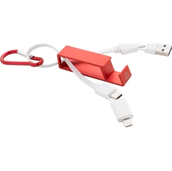 Datový kabel Cappy USB nabíjecí kabel červená