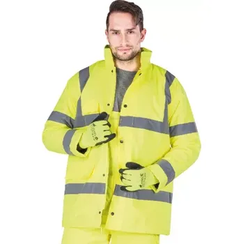 pracovní bunda Reis VIS reflexní zimní bunda žlutá