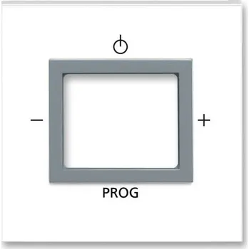 vypínač 3299M-A40200 44 ABB Neo kryt rádia FM Busch-iNet a zesilovače s tunerem bílá ledová šedá