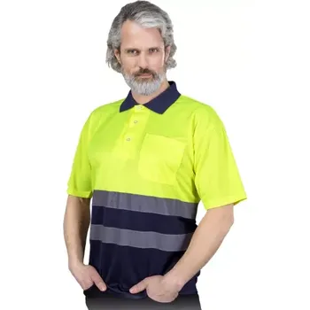 pracovní tričko Reis POLO NEO YG výstražné tričko žluté