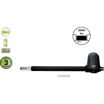 Pravý pohon (BEZ ENCODERA) pro křídlovou bránu do 3m/křídlo