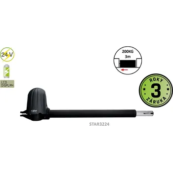 Levý pohon (BEZ ENCODERA) pro křídlovou bránu do 3m/křídlo