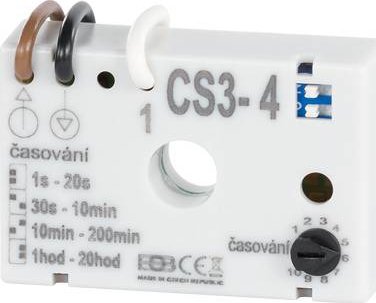 časový spínač pod vypínač pro ventilátor CS3-4 Elektrobock