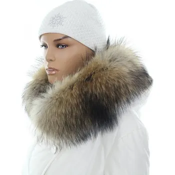 Kožešinový lem na kapuci - límec mývalovec M 55/3 (65 cm)