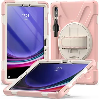 Příslušenství pro tablet VSECHNONAMOBIL 64182 SOLID Odolný kryt pro Samsung Galaxy Tab S9 světle růžový