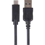 EMOS SM7021BL USB kabel 3.0 A/M - USB 3.1 C/M 1m černý, Quick charge