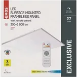 EMOS Lighting ZM5183 LED panel 60x60 čtvercový přisazený 36W bez rámečku, stmív. se změnou CCT