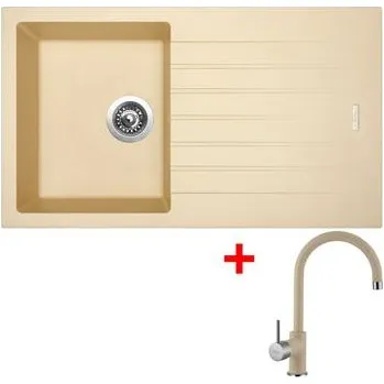 Granitový dřez Sinks PERFECTO 860 Sahara + Vitalia GR