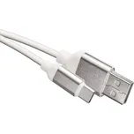 SM7025W USB kabel 2.0 A/M - C/M 1m bílý EMOS