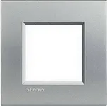 BTicino LivingLight rámeček hranatý 2-modulový LNA4802TE barva Tech