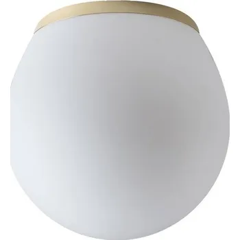 Přisazené svítidlo se skleněným stínidlem 45661 Osmont Orcus pro žárovky do 100W barva límce mosaz