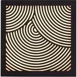 NL 46881003 NORDLUX 46881003 Maze Bended - Venkovní nástěnné hranaté LED svítidlo 18x18cm, černá Nordlux