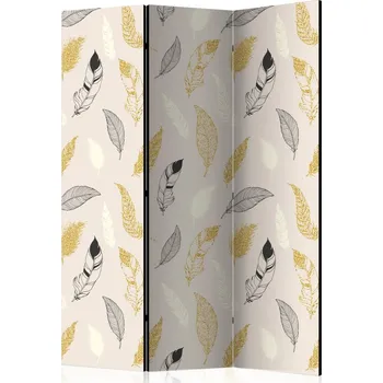 Paraván Paraván Golden Feathers Dekorhome