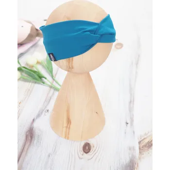 Čelenka Čelenka turban jednobarevná (petrol) Velikost: 48–50 cm (1,5–3 roky)