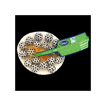 Čokoláda ONLY Fotbalové míče z mléčné čokolády v síťce 84g