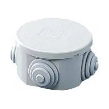 Elektroinstalační krabice Elektroinstalační krabice kulatá na povrch 80x40mm GW44002
