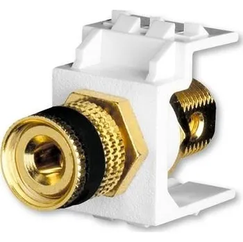 vypínač a zásuvka ABB 1479190-3 Svorka reproduktorová (černý rozlišovací proužek) bílá