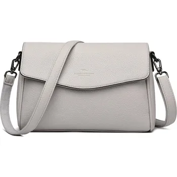 Kabelka Dámská kabelka crossbody FL984 Barva (Varianta): Šedá