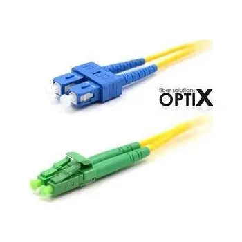 Síťový kabel Optický patch cord Optix 9/125 OS2 SC-LC UPC-APC duplex 1,8mm Délka: 1m