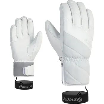 Ziener Kuma AS White 6 Lyžařské rukavice