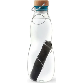 Láhev Black+Blum skleněná lahev na vodu s přírodním filtrem 650 ml, ocean, EGO-EGG005