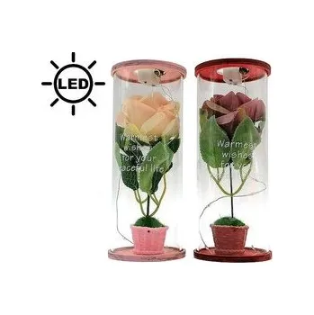 Hra na zahradu Róża w tubie LED MIX