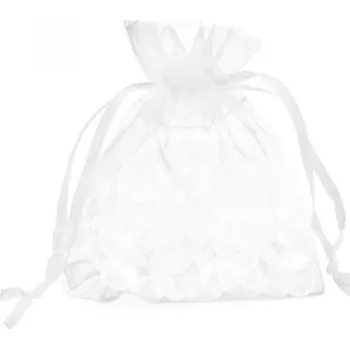 Dárková taška Organzový sáček 12x17cm Bílý
