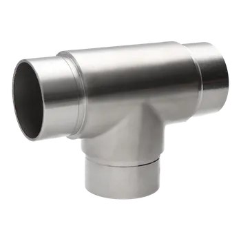 Zábradlí Spojka T-kus na trubku ø 42,4 mm, broušená AISI 304