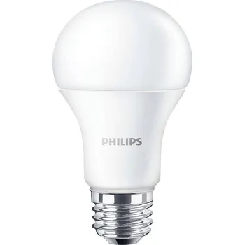 Žárovka led žárovka E27 stmívatelná Philips 8,5W baňka klasická opálová 2700°K žárovkové světlo EAN 8718696577479