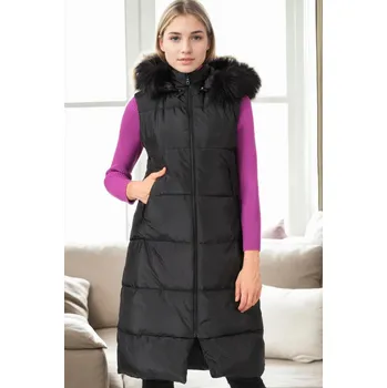 Pánská vesta Z9741 DEWBERRY WOMEN'S VEST-BLACK dewberry černá 3236968