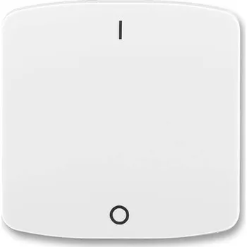 Stavebniny 3558-A932 B Kryt jednoduchý s popisem pro spínače řazení 3 bílý ABB