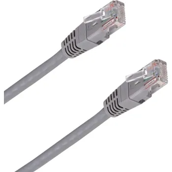 Síťový kabel Optix UTP patch kabel Cat.6, šedý Délka: 10m