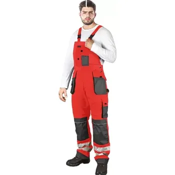 montérky Leber&Hollman FMNX CGS kalhoty s laclem červené