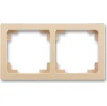 Rámeček dvojnásobný (pro vod. i svislou montáž) mocca 3901J-A00020 C3 ABB